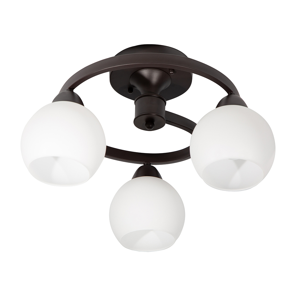 Lámpara de Techo Moderno Ike Lite Chocolate 40W E27 3 Luces