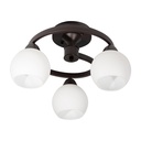 Lámpara de Techo Moderno Ike Lite Chocolate 40W E27 3 Luces