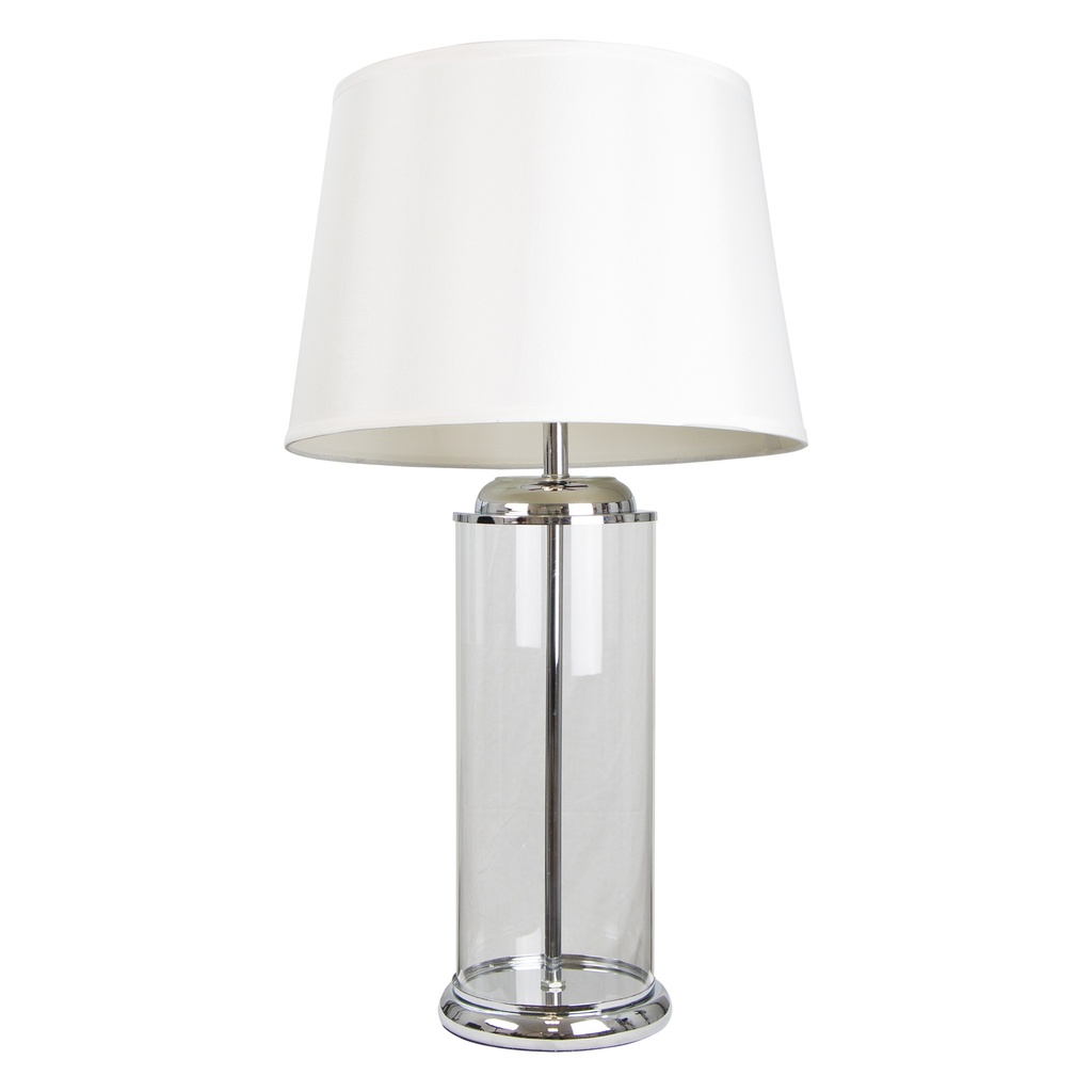 Lámpara de Mesa Cromo 1 Luz Ideal para dar ese ligero toque  de luz secundaria dentro de tu hogar