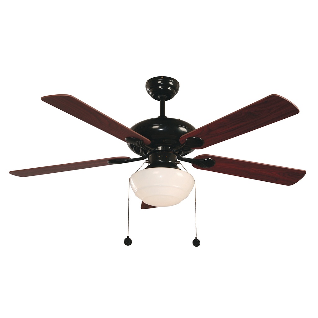 Ventilador De Techo Chocolate Aspas Madera Roble /oscuro  52