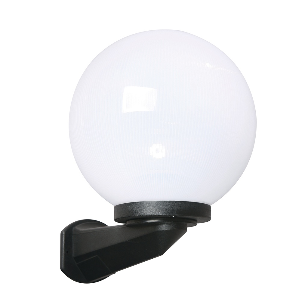 Arbotante Farol Blanco Exterior Ip44 Negro E27 60w 1 Luz