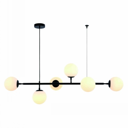 Lámpara Colgante Dorada 6L