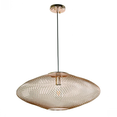 Lámpara Colgante - Acabado Dorado con 1 Luz