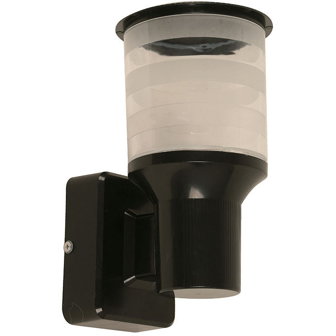 Lámpara de pared para exterior Negro 1L E27 10W