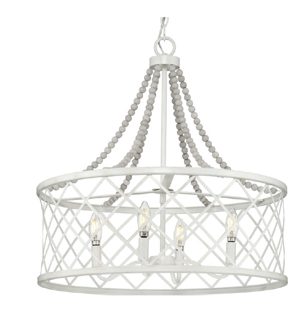 Candelabro Blanco 4L E12