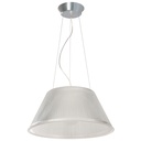 Lámpara Colgante Níquel Satinado 1 Luz E27 100W