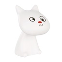 Lámpara de mesa gato para niño blanco LED  1w  6000k
