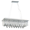 Lámpara Colgante, Cromo, 14 Luces, G4, 20W