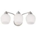 Lámpara de Pared E27 3 luces 60W - Acabado Níquel Satinado