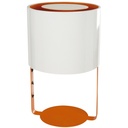 Lámpara de Mesa Blanca y Naranja 1L 60W