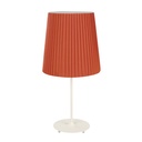 Lámpara de Mesa E27 60W Blanco y Naranja