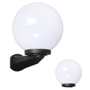 Lámpara de Pared/Poste Doble Función E27 60W Negro