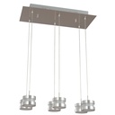 Lámpara Colgante Aluminio LED 6 Luces 4.8W 3500K