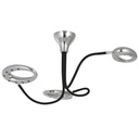 Lámpara Colgante Cromo LED 24 Luces 1W 3500K