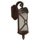 Lámpara de Pared Exterior E27 100W Bronce Cepillado