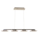 Lámpara Colgante LED 4 luces 5W - Acabado Cromo