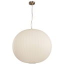 Lámpara Colgante Níquel Satinado 1 Luz E27 60W