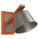 Lámpara de Pared E27 40W - Acabado Madera