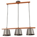 Lámpara Colgante Madera 3 Luces E27 40W