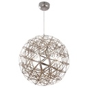 Lámpara Colgante Cromo LED 5 Luces 4.8W 3500K