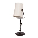 Lampara  Mesa 1Lt 120V 60Hz E14 40W (B/N) Acab. Bronce Cepillado