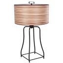 Lámpara de Mesa Bronce Cepillado 1L 60W