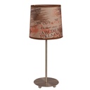 Lámpara de Mesa Satin Níquel 1L 40W