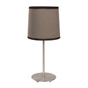 Lampara  Mesa 1Lt 120V 60Hz E27 40W (B/N) Acab. Satin Níquel