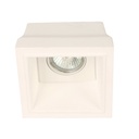 Lámpara de Yeso Empotrable Ajustable 50W Blanco Mate