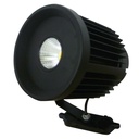 Lámpara de Riel LED 30W 3000K Negro Mate