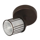 Riel Bronce Cepillado 3 Luces GU10
