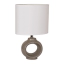 Lámpara de Mesa Gris 1L 60W