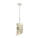 Lámpara Colgante Ike Lite Color Blanco E27 60 W 1 Luz