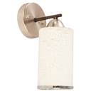 Aplique de pared níquel satinado 40w E27 1 Luz