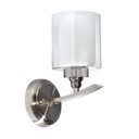 Aplique de Pared Ike Lite Clásico Níquel Satinado 40W E27 1 Luz