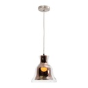 Lámpara Colgante Vintage Cobre / Níquel Satinado E27 1 Luz