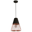 Lampara  De  Techo Negro 1L E27 60W