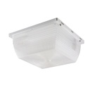 Lámpara De Techo Exterior Plástico Blanco E27 60w 2 Luces