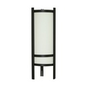 Lampara de mesa E27 1 Luz 60W acabado negro mate