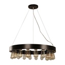 Lámpara Colgante Lumicentro Negro Mate de 18 Luces
