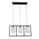 Lámpara Colgante Designers Color Chocolate 60 W de 3 Luces