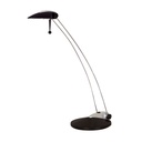 Lámpara De Mesa Decorativa Negra E27 60w 1 Luz