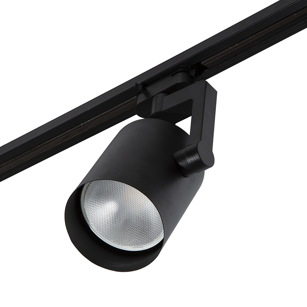 Lámpara Riel Decorativo General Lighting Moderno Negro 12W E27 1 Luz ...