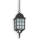 Lámpara exterior Techo, Negro 1L E27 100W