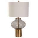 Lámpara de Mesa, Bronce 1L E27 100W