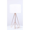 Lámpara De Mesa Cobre 60w E27 1 Luz