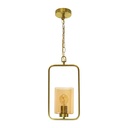 Lámpara Colgante Lumicentro Color Dorado 60 W de 1 Luz