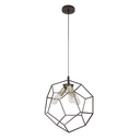 Lámpara Colgante Cromo Cristal 10 Luces E27 40W