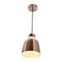 Lámpara Colgante Cobre Antiguo 60w E27 1 Luz