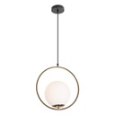 Lámpara Colgante Opulent Lights Negro Bronce E27 40w 1 Luz